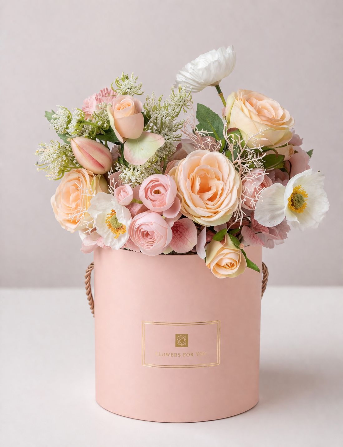 Lush floral arrangement